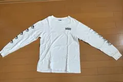 VANS 長袖Tシャツ スカルプリント ホワイト Mのサムネイル
