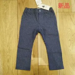 新品未使用　プチバトー　パンツ　81 80 90 ストライプ　キッズ　デニム