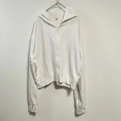 専用 ✨大きいサイズ XL✨ GU UVカットフルジップパーカ (長袖) ホワイ