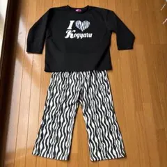 Kogyaru パジャマセット ゼブラ柄　130