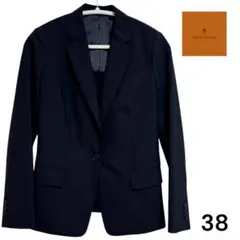【美品】UNITED ARROWS テーラードジャケット ブラック 38サイズのサムネイル