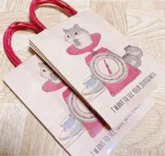 プチペーパーバッグ ハムスター 3枚×2