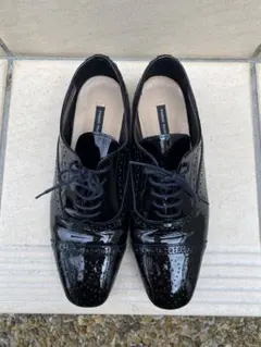 FABIO RUSCONI ブローグオックスフォード4290 パテントレザー36