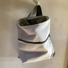 グレー キャンバス リュック