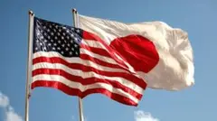 【日米旗】日本国旗 アメリカ国旗 日の丸 星条旗 150cm×90cm