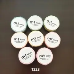 mt basic 　マスキングテープ 　パステルカラーセット