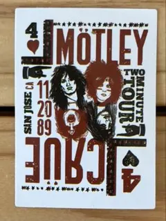 【新品未使用】Mötley Crüe ステッカー