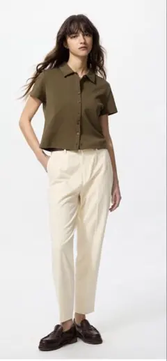 ⭐︎新品UNIQLO スマートアンクルパンツ（2WAYストレッチ・丈長め71cm）