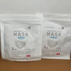UNIQLO エアリズムマスク 小さめM ホワイト3枚入　２セット