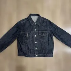 美品 アニエスベー Gジャン デニムジャケット 濃紺 レザール Sサイズ