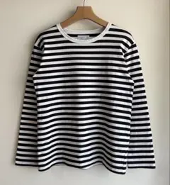 【美品】アニエスベー ボーダーカットソー M