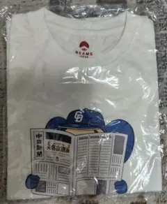 中日ドラゴンズ BEAMSコラボ ドアラ・中日新聞配達Tシャツ シャツ