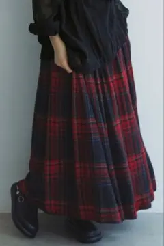 スタディオクリップ リネンレーヨンスカート