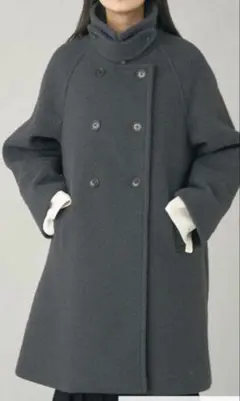 EMMEL REFINES EM スタンドネック ミディアム コート