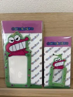 クレヨンしんちゃん トレカケース 証明写真ケース キーリング 妖精ワニ山