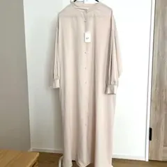 新品未使用　タグ付き　MAISON BREEZE ベージュ　シャツワンピース