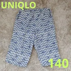 140　ユニクロ　リラコ　ミッキー　ボーダー　UNIQLO　キッズ　ディズニー