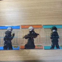 轟焦凍・爆豪勝己・緑谷出久 ワールドヒーローズミッション　クリアカードセット