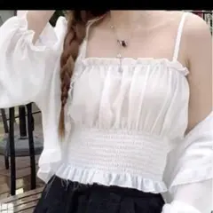 GRL フリルシアーボレロキャミソール