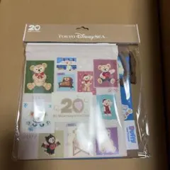 東京ディズニーシー ダッフィー 20周年　巾着2種類セット　新品　未使用　未開封
