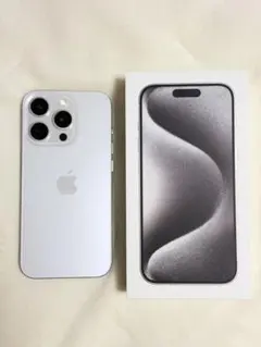 P305 美品 iPhone15 Pro 128GB ホワイトチタニウム - メルカリ