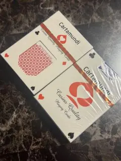 Cartamundi カジノ品質トランプ 2セット 新品