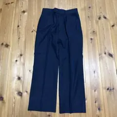 【メンズ】ネイビー スラックス