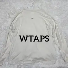 WTAPS ロングスリーブTシャツ　ロゴ刺繍　ロンT