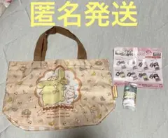 ガチャガチャ　ポムポムプリン　ランチトート・キャラパキ　ハンギョドン