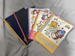 Campusノート まとめ売り ディズニー ツムツム含む 5冊セット
