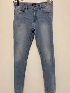 【一部汚れあり】ZOZO デニムパンツ ライトブルーのサムネイル