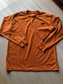 美品　THE NORTH FACE オレンジ ロングスリーブ　ロンT