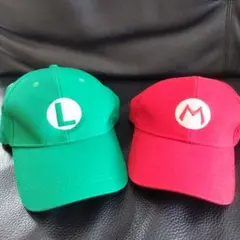 スーパーマリオ　ルイージ　キャップセット　帽子