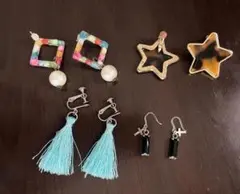 イヤリング・ピアス　4セットまとめ売り