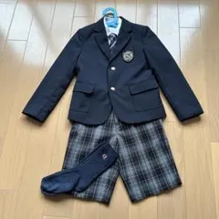 コムサイズム　スーツ5点セット　ネイビー 130 卒園 入学