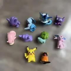 超レア！美品】ポケモン 永谷園 ちびポケモデル ミニフィギュア 9体
