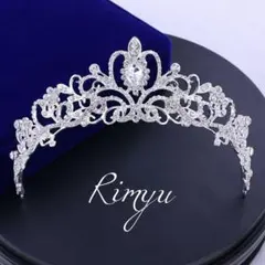 最高品質　ウェディングティアラ　ブライダルアクセサリー　 結婚式　ヘッドアクセ6