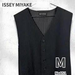 ISSEY MIYAKE MEN プリーツベスト ブラック - メルカリ