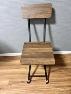 NITORI折りたたみ椅子 ブラウン 木製