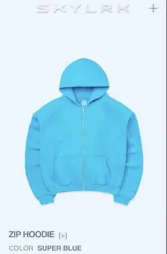 SKYLRK ZIP HOODIE BLUE Mサイズ