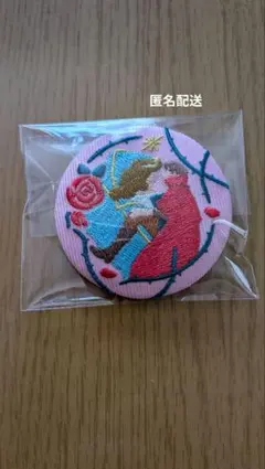 ディズニー刺繍缶バッチ　眠れる森の美女