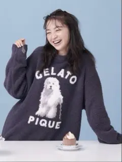 CAT&DOGジャガードプルオーバー　gelatopique ジェラートピケ