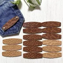 刻印タグ➳15枚　　革タグ