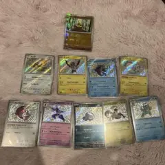 ポケモンカードセットs9枚、マスボミラー1枚
