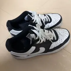 Nike ホワイト ブラック スニーカーコートビジョン パンダ 23.5