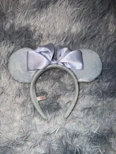 ミッキー耳 ライトブルー カチューシャ