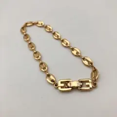 ジバンシィ ヴィンテージ ブレスレット GIVENCHY ゴールド Gロゴ