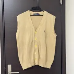 Polo by Ralph Lauren ベージュ ベストカーディガン