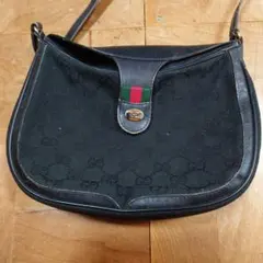 本物】グッチ ショルダーバッグ y2k シェリーライン GGキャンバス
