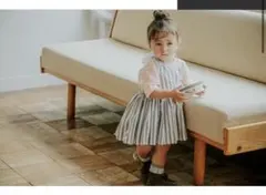 MARLMARL 食事用エプロン（グレーとホワイト）